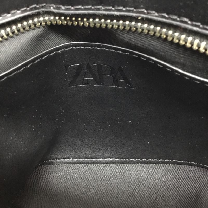 ザラ ZARA ハンドバッグ ハンドバッグ 6323 810 040 ショルダー 2WAY クロコダイル調 タグ付き  黒 / ブラック /  レディース USED 古着 中古 10110518