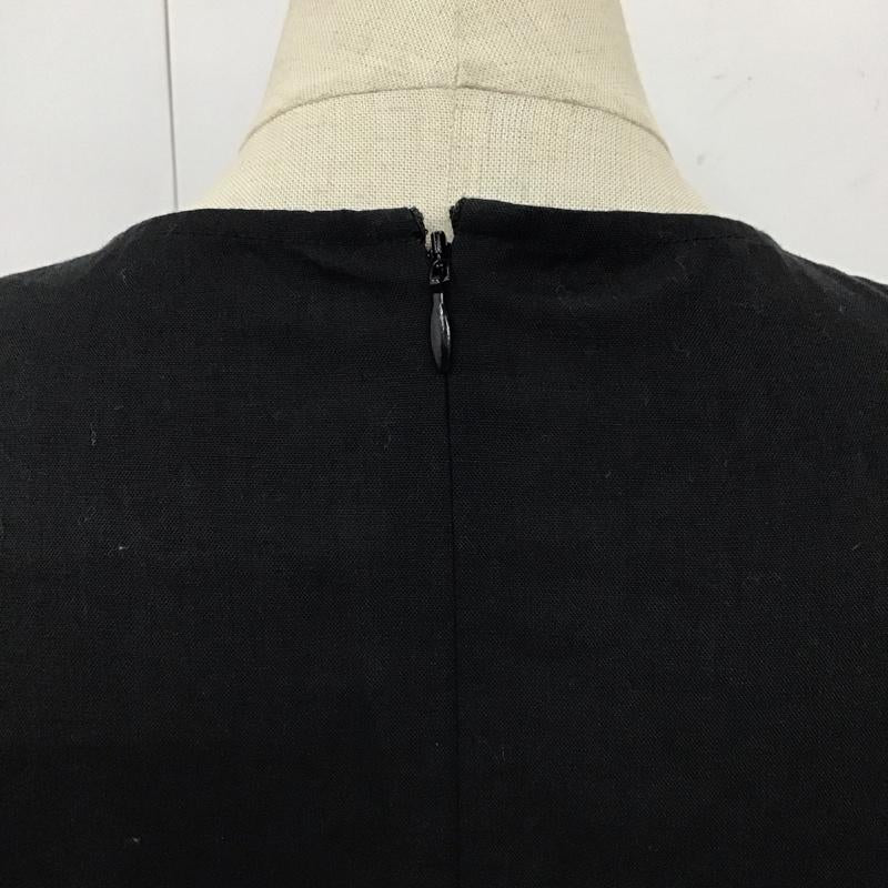 サニーレーベル Sonny Label ワンピース ロングスカート la25-26t703 半袖ロングワンピース フレアスカート FREE 無地 黒 / ブラック /  レディース USED 古着 中古 10117827