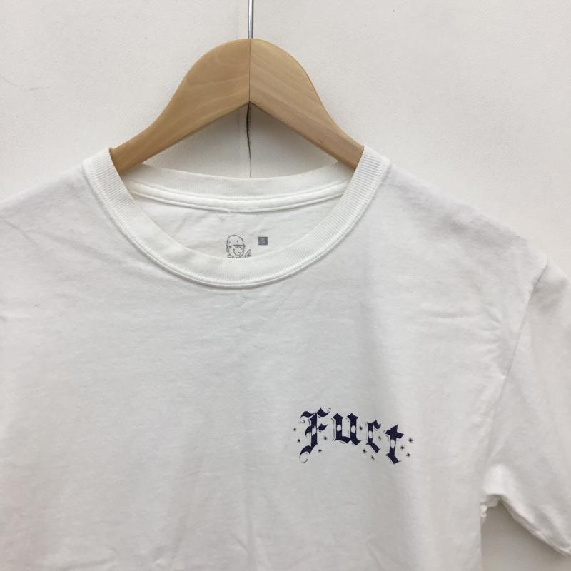 ファクト fuct Tシャツ 半袖 FUCTxMR,CARTOONデザインTシャツ S キャラクター 白 / ホワイト / X 紺 / ネイビー /  メンズ USED 古着 中古 10130860