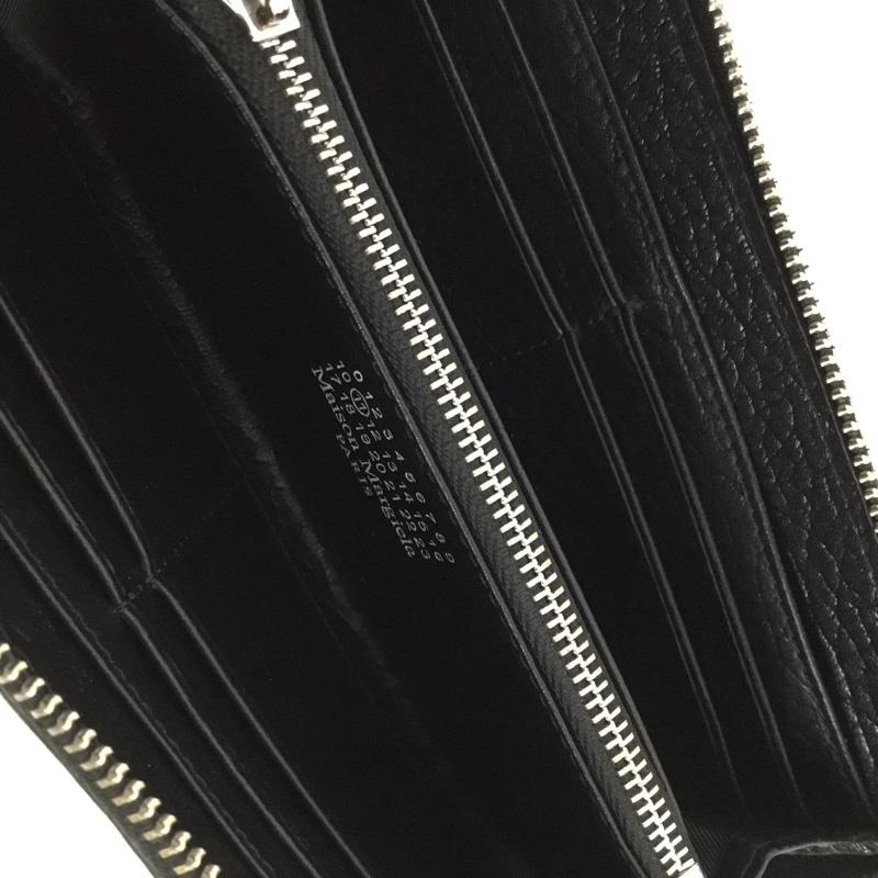メゾン マルジェラ Maison Margiela 財布 長財布 ラウンドファスナー 無地 黒 / ブラック /  メンズ USED 古着 中古 10145163