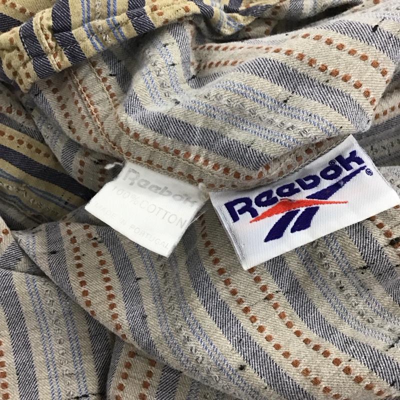リーボック Reebok シャツ、ブラウス 長袖 長袖シャツ ストライプシャツ カラーシャツ ボタンダウンシャツ L ストライプ マルチカラー / マルチカラー /  メンズ USED 古着 中古 10133123