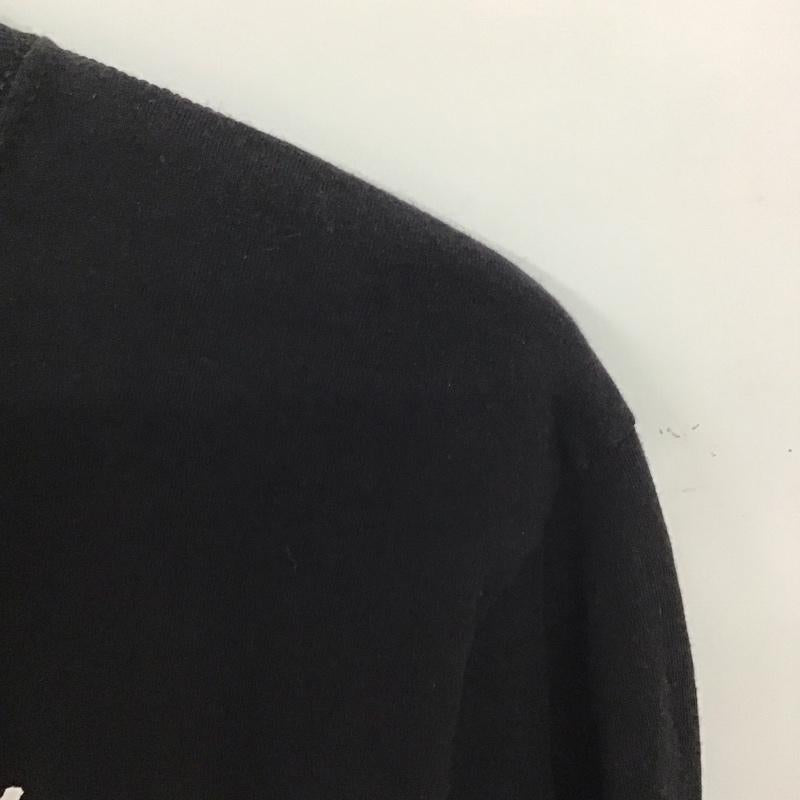 ステューシー STUSSY カットソー 長袖 長袖カットソー プリントカットソー クルーネック DSM GINZA M ロゴ、文字 黒 / ブラック /  メンズ USED 古着 中古 10136590