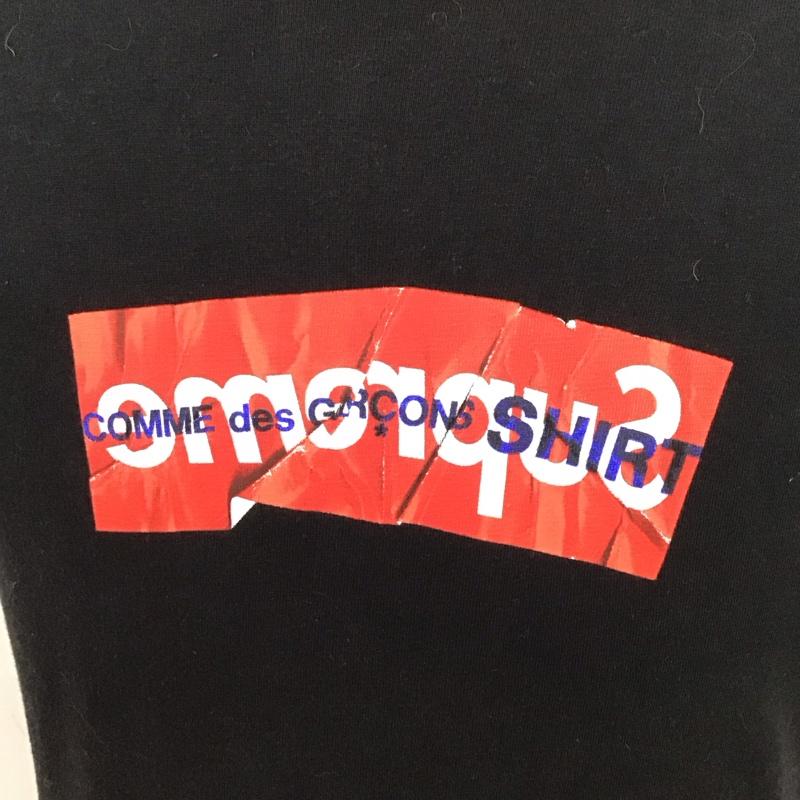 シュプリーム Supreme Tシャツ 半袖 17SS BoxLogoTee COMMEdesGARCONS プリントTシャツ S プリント 黒 / ブラック /  メンズ USED 古着 中古 10126237