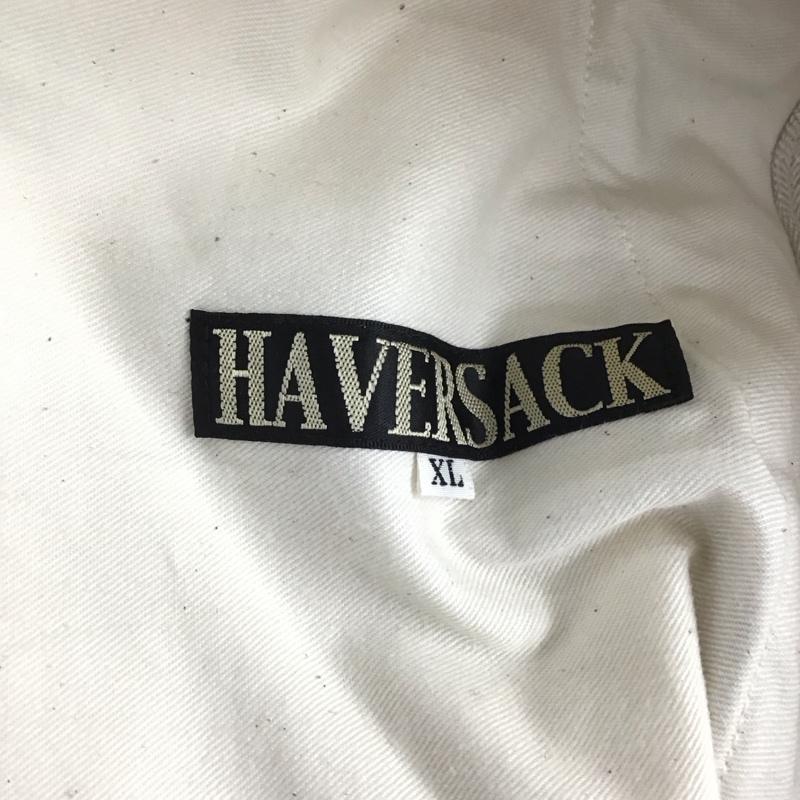 ハバーザック HAVERSACK パンツ スラックス スラックスパンツ ワイドパンツ センタータックパンツ XL 無地 ベージュ / ベージュ /  メンズ USED 古着 中古 10142373
