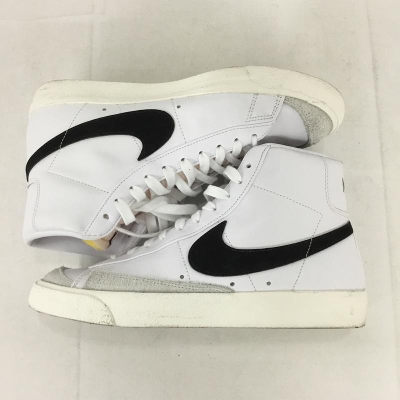 ナイキ NIKE スニーカー スニーカー BQ6806 100 BLAZER MID 77 VINTAGE 26cm 箱有 26.0cm ロゴ、文字 白 / ホワイト / X 黒 / ブラック /  メンズ USED 古着 中古 10131799