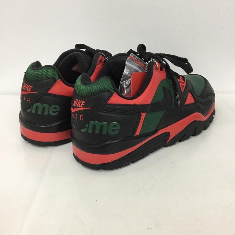 ナイキ NIKE スニーカー スニーカー CJ5291-001 AIR CROSS TRAINER 3 LOW SUPREME 21FW 21AW 箱有 27.5cm 27.5cm ロゴ、文字 黒 / ブラック / X 赤 / レッド / X 緑 / グリーン /  メンズ USED 古着 中古 10125084