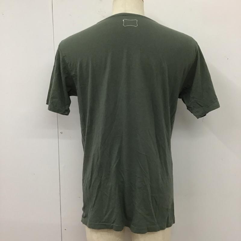スタンダード カリフォルニア STANDARD CALIFORNIA Tシャツ 半袖 クルーネック 胸ポケット M 無地 カーキ / カーキ /  メンズ USED 古着 中古 10118122
