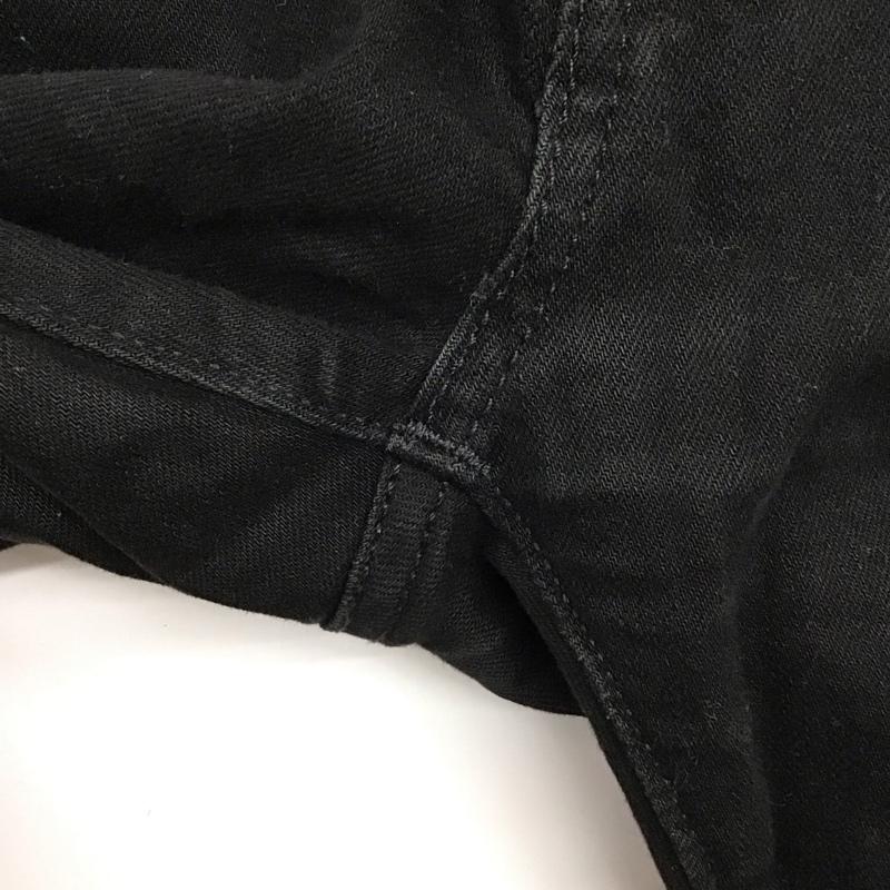 リーバイストラウスアンドコー Levi Strauss & co. パンツ デニム、ジーンズ デニムパンツ ワイドパンツ カジュアルパンツ ストレッチパンツ 31インチ 無地 黒 / ブラック /  メンズ USED 古着 中古 10147075