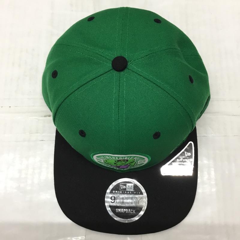 ニューエラ NEW ERA 帽子 キャップ MARVEL NBA CELTICS ハルク 9FIFTY キャラクター 緑 / グリーン / X 黒 / ブラック /  メンズ USED 古着 中古 10120567