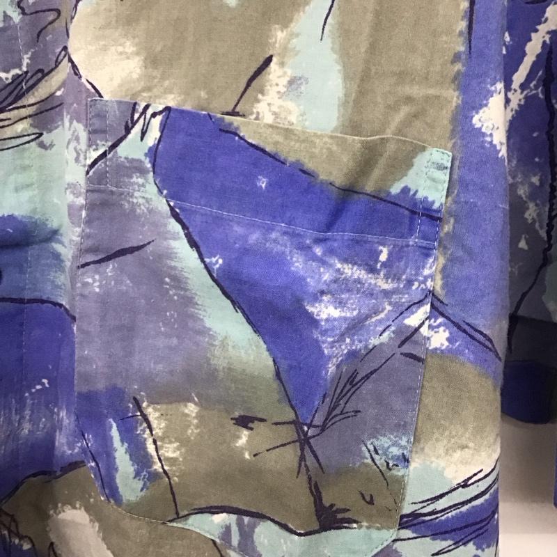 古着 USED シャツ、ブラウス 半袖 半袖シャツ プリントシャツ ポケットシャツ M プリント マルチカラー / マルチカラー /  メンズ USED 古着 中古 10136727