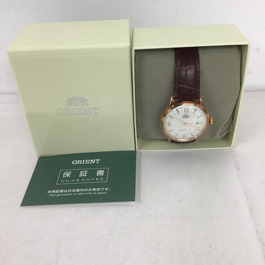 オリエント ORIENT 腕時計 アナログ（クォーツ式） RN-AP0001S レザーベルト 箱有 ロゴ、文字 茶 / ブラウン /  メンズ USED 古着 中古 10134433