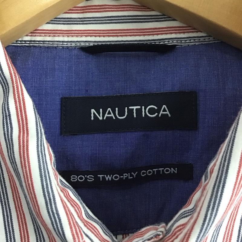 ノーティカ NAUTICA シャツ、ブラウス 長袖 長袖シャツ ストライプシャツ カラーシャツ S ストライプ マルチカラー / マルチカラー /  メンズ USED 古着 中古 10141681