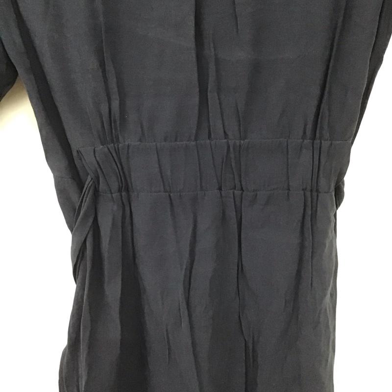 ザラ ZARA ワンピース ロングスカート M 無地 紺 / ネイビー /  レディース USED 古着 中古 10128874