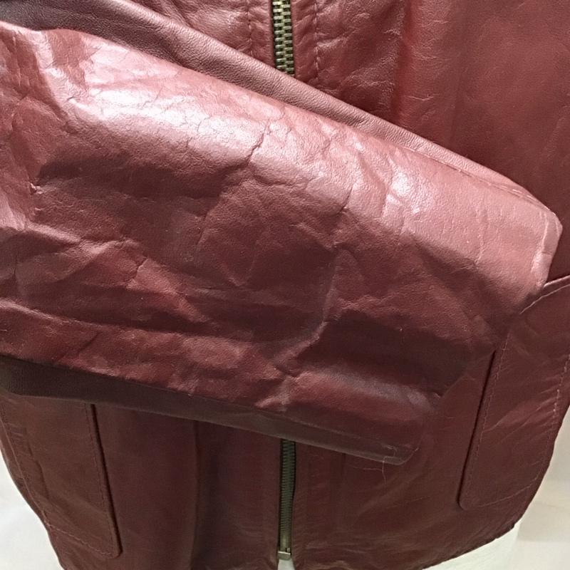 古着 USED ジャケット、上着 ジャケット、ブレザー レザージャケット 70s jeanpierre 古着 ヴィンテージ 40 無地 えんじ / ワインレッド /  メンズ USED 古着 中古 10118418