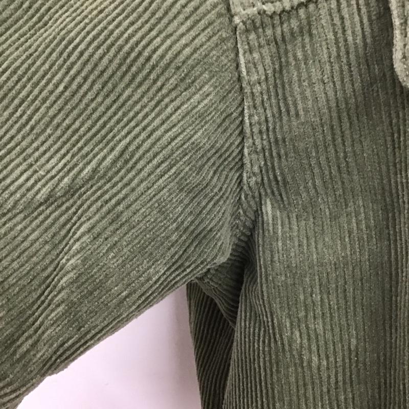 ザラ ZARA ジャケット、上着 ジャケット、ブレザー 8372 227 505 コーデュロイ シャツジャケット L 無地 カーキ / カーキ /  レディース USED 古着 中古 10107519