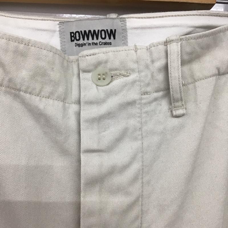 バウワウ Bowwow パンツ チノパン チノパン ワイドパンツ カジュアルパンツ ダメージ加工 灰 / グレー /  メンズ USED 古着 中古 10147543