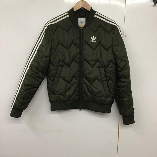 アディダス adidas ジャケット、上着 ジャンパー、ブルゾン dl8697 ジャケット アウター キルティングジャケット XS ロゴ、文字 カーキ / カーキ /  メンズ USED 古着 中古 10141591