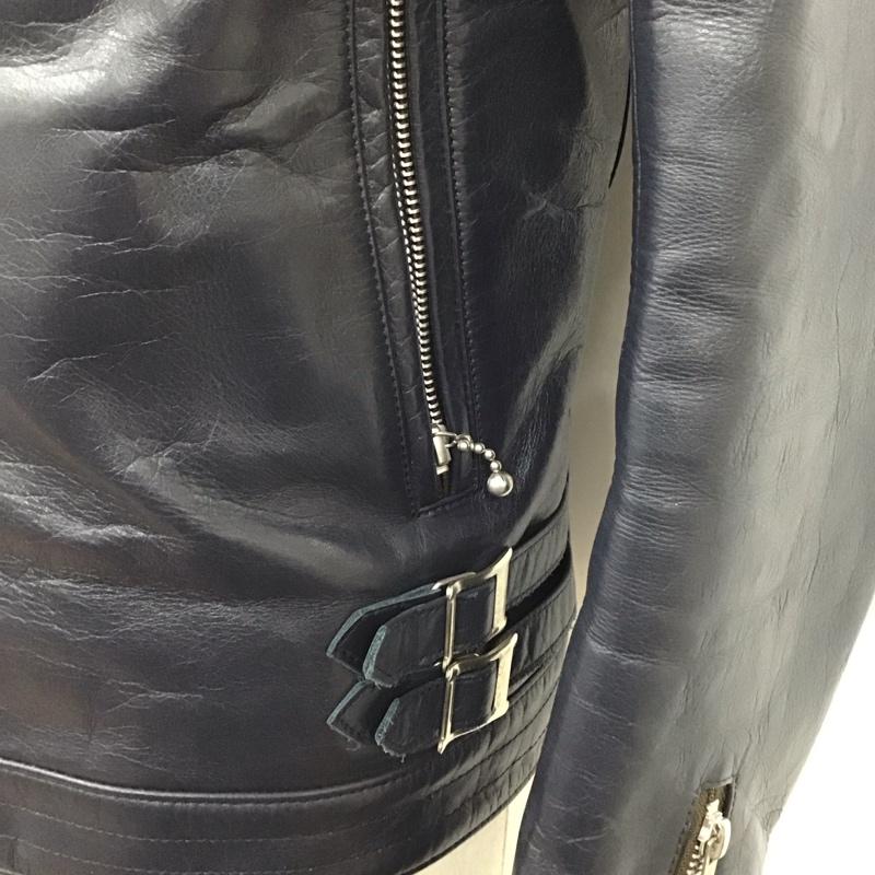 アンダーカバー UNDERCOVER ジャケット、上着 ライダース BASIC DOUBLE RIDERS uca4201 1 無地 紺 / ネイビー /  メンズ USED 古着 中古 10119738