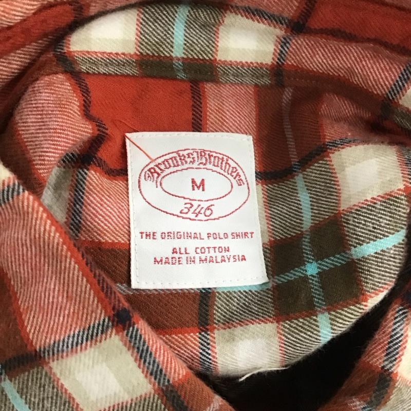 ブルックスブラザーズ BROOKS BROTHERS シャツ、ブラウス 長袖 ボタンダウンシャツ M チェック マルチカラー / マルチカラー /  メンズ USED 古着 中古 10111382
