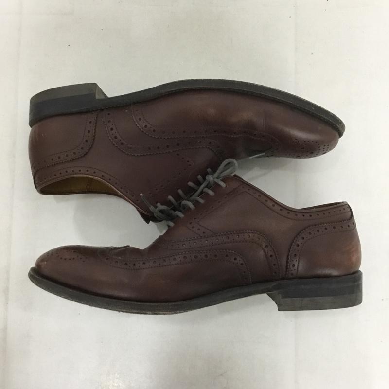 リーガル REGAL 革靴 革靴 J165 ウィングチップ メダリオン ビジネスシューズ 25.5 25.5cm  茶 / ブラウン /  メンズ USED 古着 中古 10140428