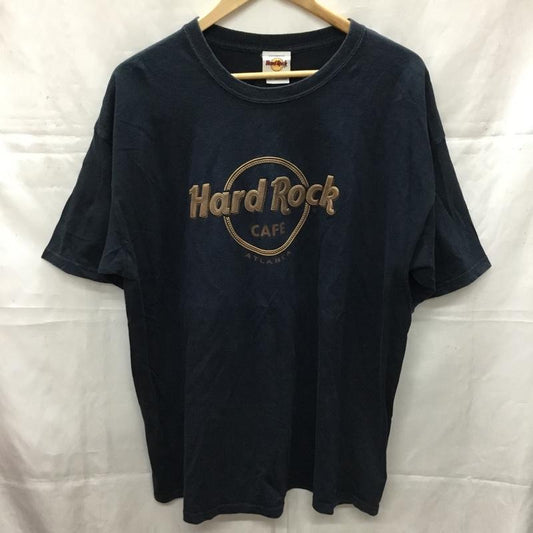 ハードロックカフェ HARD ROCK CAFE Tシャツ 半袖 XL ロゴ、文字 黒 / ブラック /  メンズ USED 古着 中古 10110589
