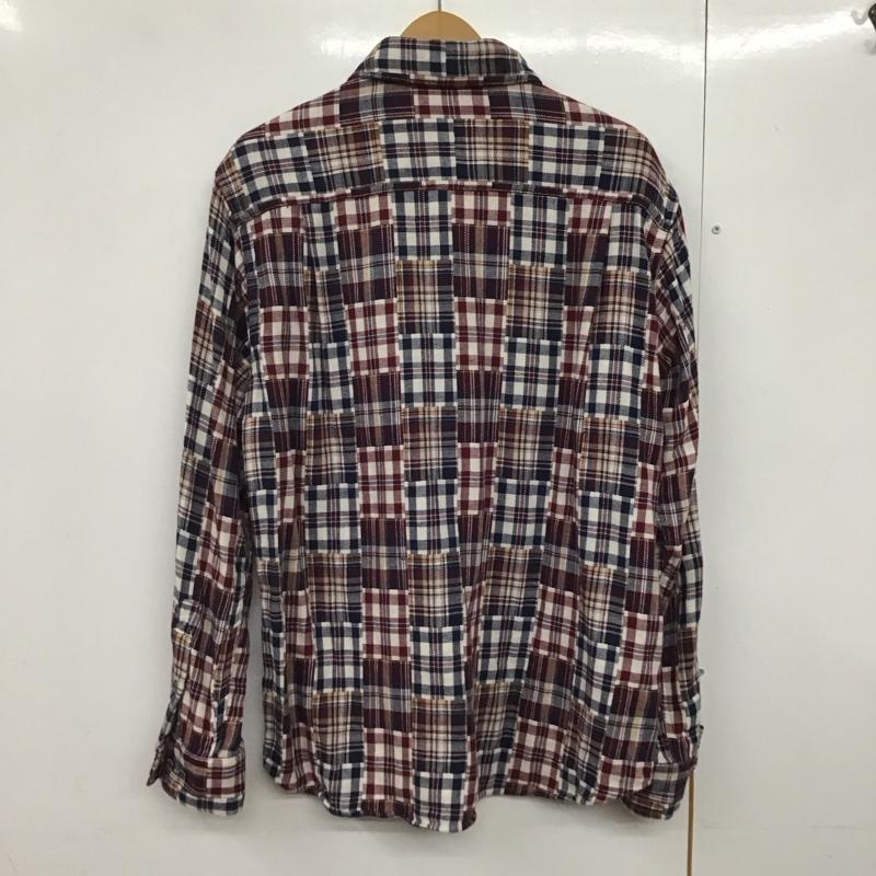 エディーバウアー Eddie Bauer シャツ、ブラウス 長袖 M チェック マルチカラー / マルチカラー /  メンズ USED 古着 中古 10141182