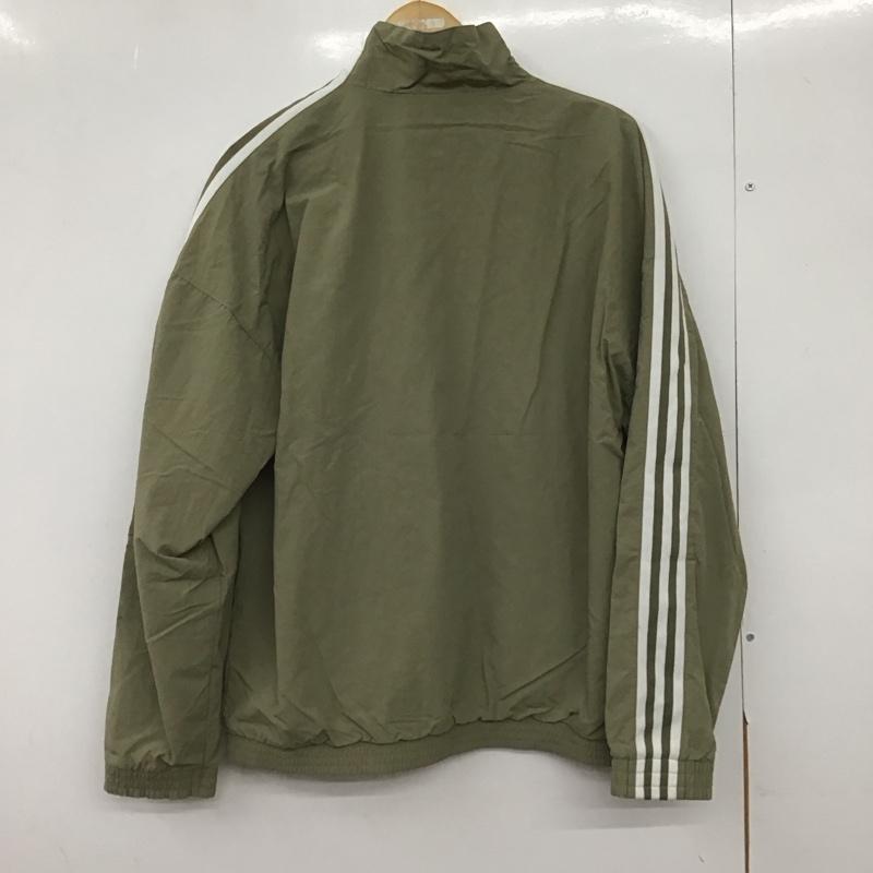 アディダス adidas ジャケット、上着 ジャンパー、ブルゾン h41390 ロックアップトラックトップトレフォイル ジップアップジャケット 0 ロゴ、文字 カーキ / カーキ /  メンズ USED 古着 中古 10148007