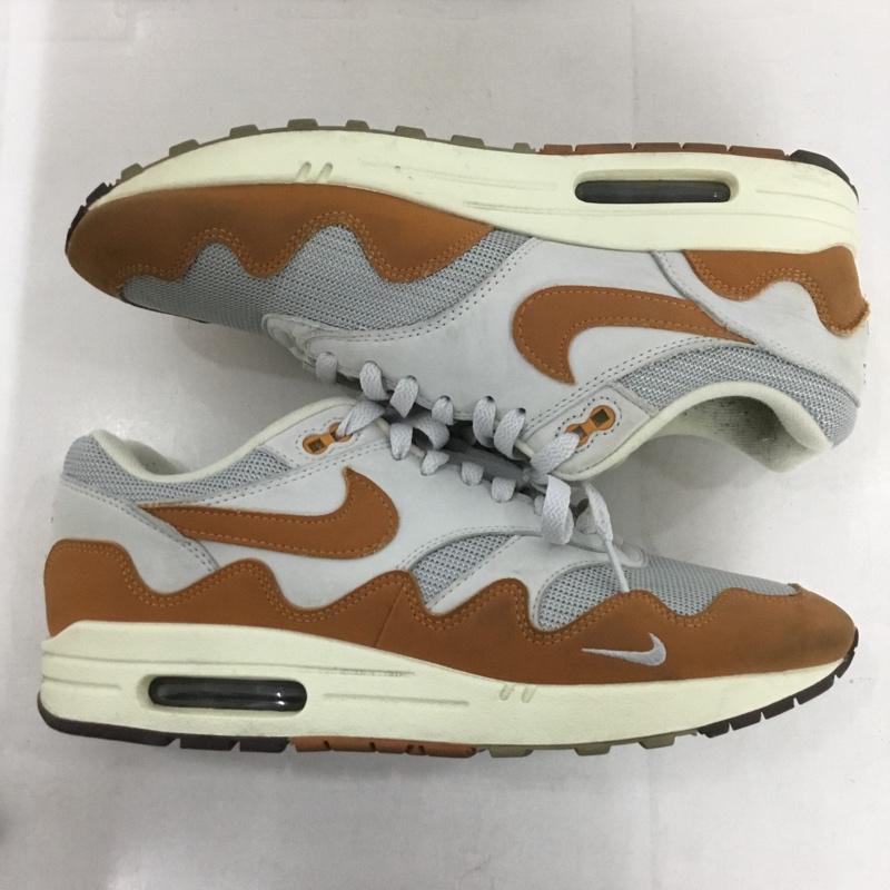 ナイキ NIKE スニーカー スニーカー DH1348-001 AIR MAX 1 PATTA 29cm 箱有 29.0cm ロゴ、文字 灰 / グレー / X ベージュ / ベージュ /  メンズ USED 古着 中古 10142707