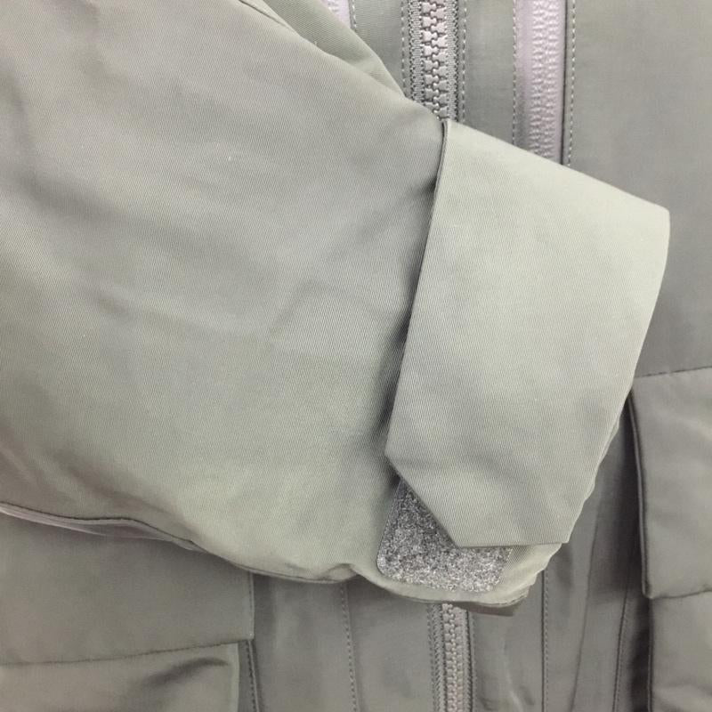 ユニクロ UNIQLO ジャケット、上着 ジャンパー、ブルゾン 311-442563 WHITEMOUNTAINEERING コラボ ダウンジャケット ジップアップジャケット XL 無地 カーキ / カーキ /  メンズ USED 古着 中古 10120954