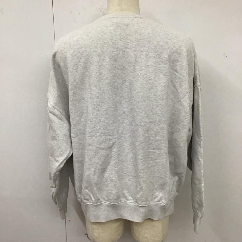 パラグラフ Paragraph トレーナー 長袖 カレッジロゴ スウェット ロゴ、文字 灰 / グレー /  メンズ USED 古着 中古 10121321