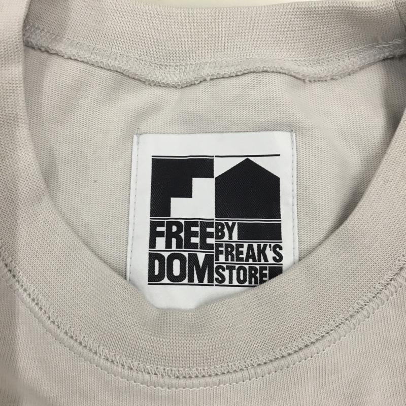 フリークスストア FREAK S STORE Tシャツ 半袖 半袖カットソー 無地Tシャツ クルーネックカットソー L 無地 灰 / グレー /  メンズ USED 古着 中古 10114101