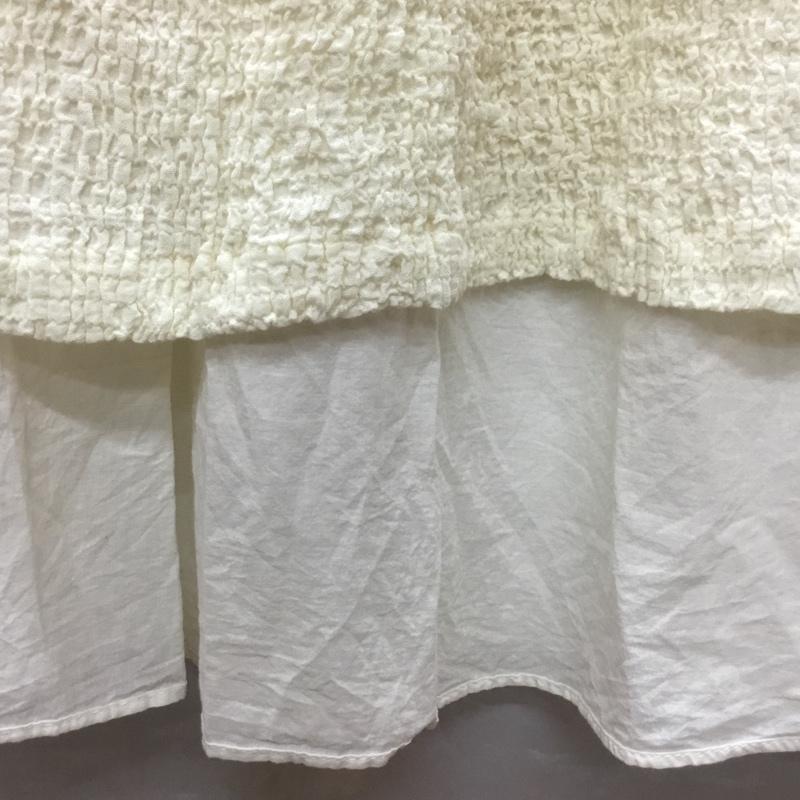 ザラ ZARA ワンピース ロングスカート XS 無地 オフホワイト / オフホワイト /  レディース USED 古着 中古 10121964