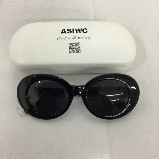 ASIWC ASIWC めがね・サングラス サングラス COCO DE KIMEL ケース付き 無地 黒 / ブラック /  レディース USED 古着 中古 10145504