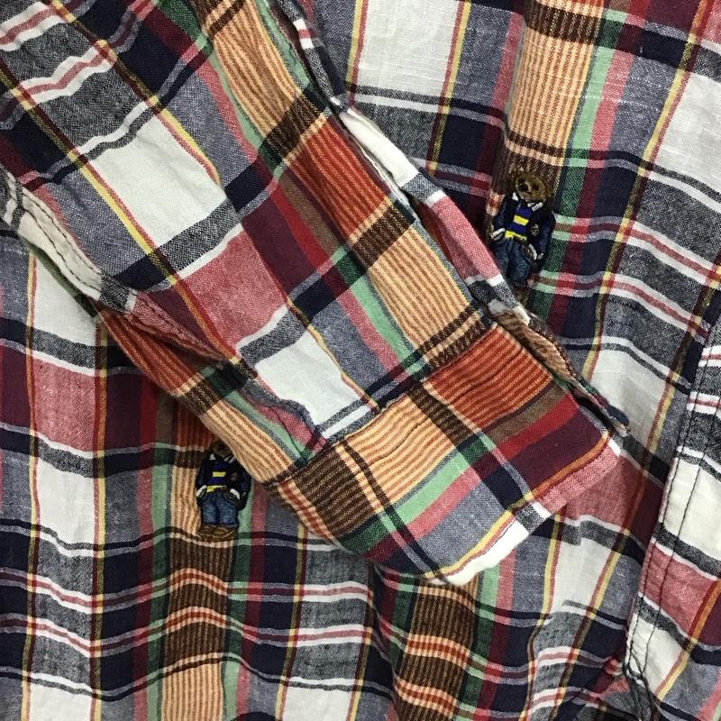 ラルフローレン RALPHLAUREN シャツ、ブラウス 長袖 長袖シャツ チェックシャツ カラーシャツ ボタンダウンシャツ マドラス M チェック マルチカラー / マルチカラー /  メンズ USED 古着 中古 10132701