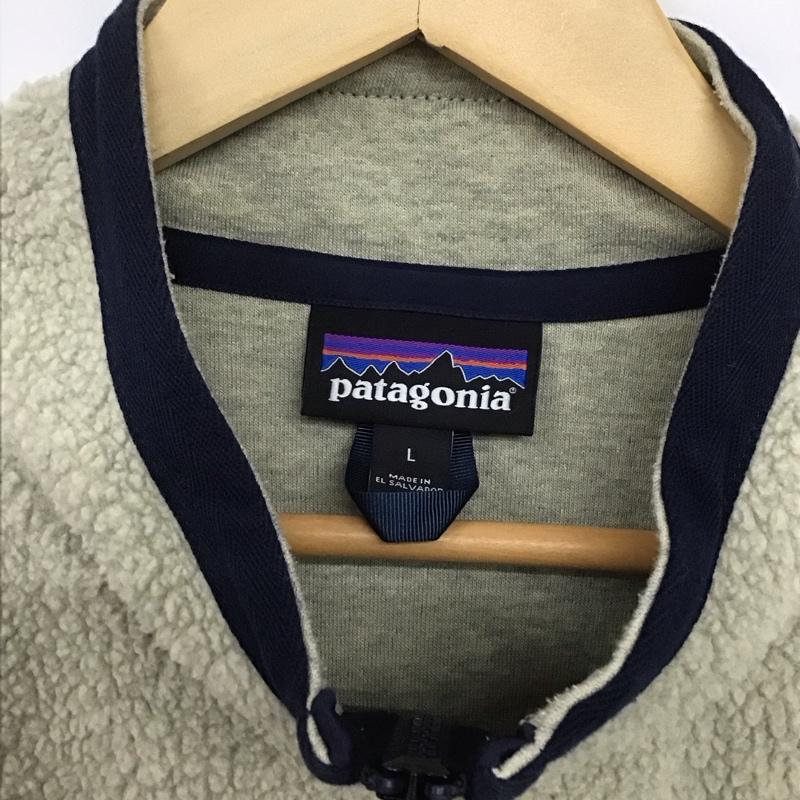 パタゴニア patagonia ジャケット、上着 ジャケット、ブレザー 26125fa21 フリースジャケット ジップアップジャケット L ロゴ、文字 灰 / グレー /  メンズ USED 古着 中古 10143846