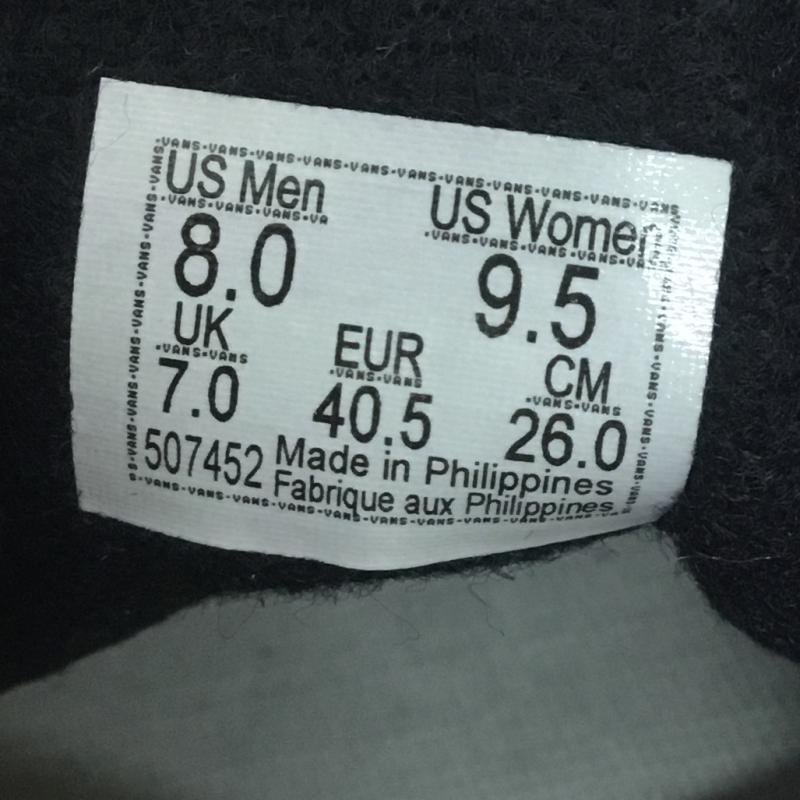 バンズ VANS スニーカー スニーカー VN0005U4PRT1 Authentic44L オーセンティック44 26.0cm ロゴ、文字 ボルドー / ボルドー /  メンズ USED 古着 中古 10109016