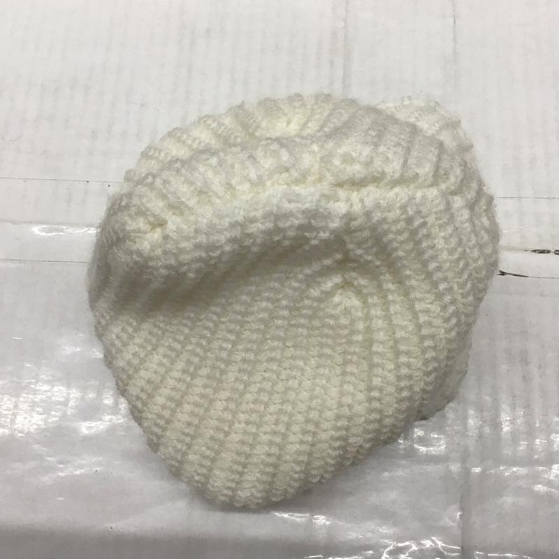 ニューヨークハット NEW YORK HAT 帽子 ニット帽 USA製 無地 白 / ホワイト /  メンズ USED 古着 中古 10120888