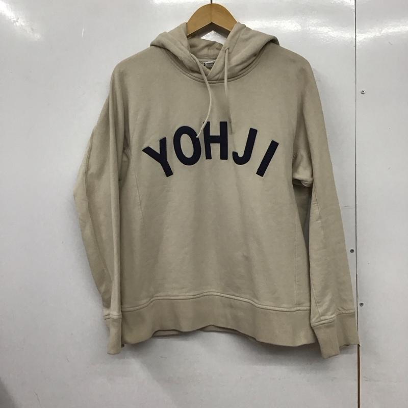 アディダス adidas パーカー 長袖 FJ0441 Y-3 Yohji Yamamoto M ロゴ、文字 ベージュ / ベージュ /  メンズ USED 古着 中古 10145667