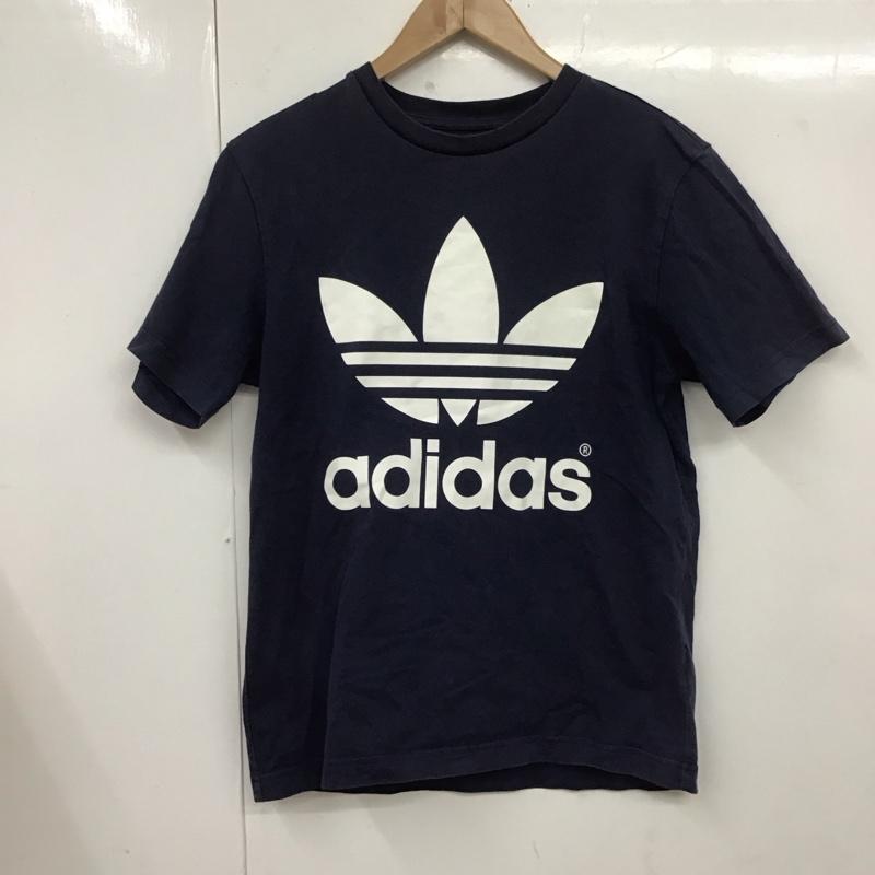 アディダス adidas Tシャツ 半袖 S92520 S プリント 紺 / ネイビー /  メンズ USED 古着 中古 10109112