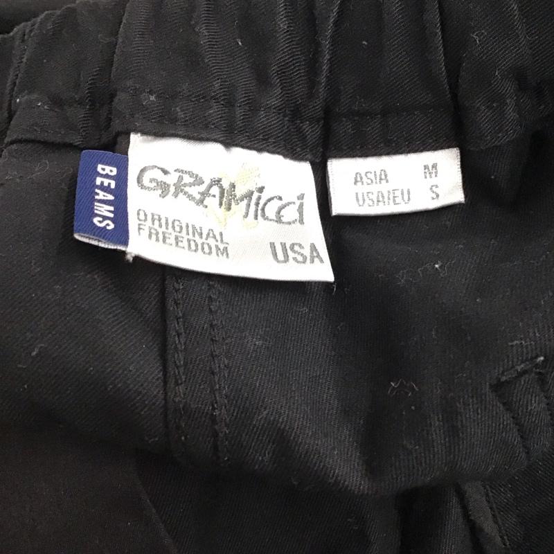 グラミチ GRAMICCI パンツ ワークパンツ、ペインターパンツ ワイドパンツ カジュアルパンツ ワークパンツ beams M 無地 黒 / ブラック /  メンズ USED 古着 中古 10147062