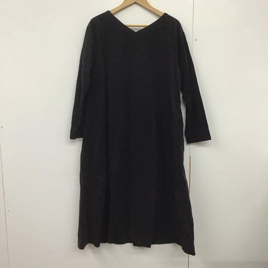 スタディオクリップ studio CLIP ワンピース ロングスカート SC19X021-1 ホソコールフレアカラーワンピース 2WAY 前後着 M 無地 紺 / ネイビー /  レディース USED 古着 中古 10144370