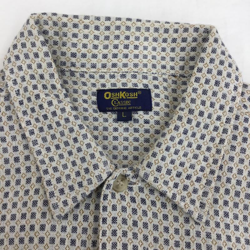 オシュコシュ OSHKOSH シャツ、ブラウス 長袖 L  アイボリー / アイボリー / X 紺 / ネイビー / X キャメル / キャメル /  メンズ USED 古着 中古 10134506