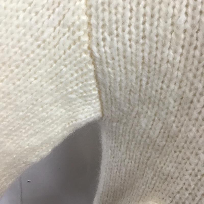 ジルスチュアート JILLSTUART ニット、セーター 七分袖 092-270359 M 無地 アイボリー / アイボリー /  レディース USED 古着 中古 10107559