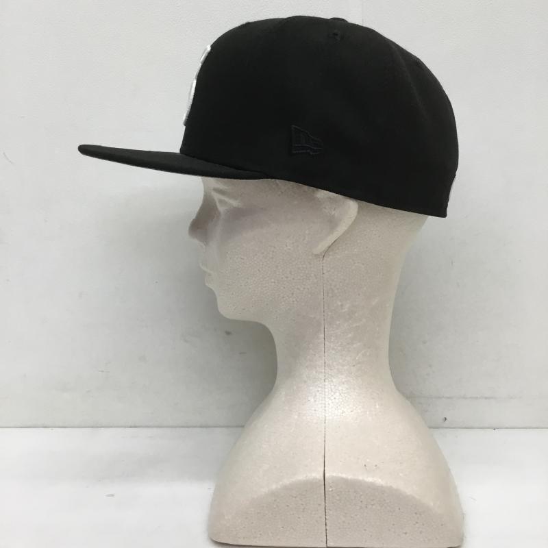 ニューエラ NEW ERA 帽子 キャップ ホワイトソックス ロゴ、文字 黒 / ブラック / X 白 / ホワイト /  メンズ USED 古着 中古 10129690