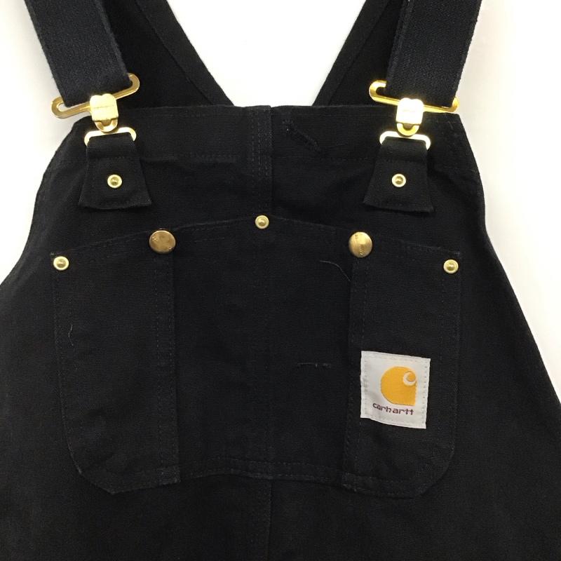 カーハート Carhartt サロペット・オーバーオール サロペット、オーバーオール UFCW 無地 黒 / ブラック /  メンズ USED 古着 中古 10109152