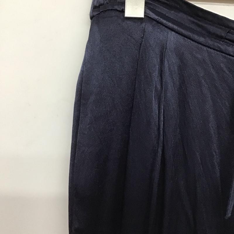 ザラ ZARA パンツ スラックス 9479 076 401 イージーパンツ ワイドパンツ S 無地 紺 / ネイビー /  レディース USED 古着 中古 10139248