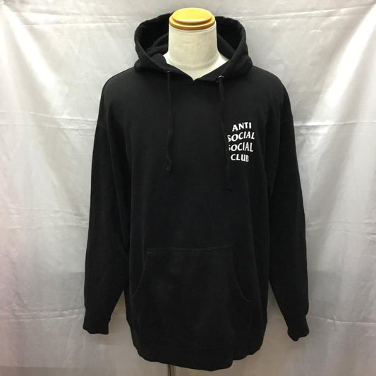 アンチソーシャルソーシャルクラブ ANTI SOCIAL SOCIAL CLUB パーカー 長袖 ss4500p プルオーバーパーカー 長袖スウェット プリントトレーナー XL プリント 黒 / ブラック /  メンズ USED 古着 中古 10112419