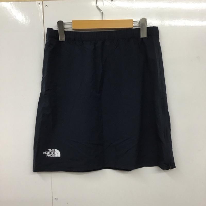 ザノースフェイス THE NORTH FACE スカート ミニスカート NTW53078 Swallowtail Skirt L ロゴ、文字 紺 / ネイビー /  レディース USED 古着 中古 10129202
