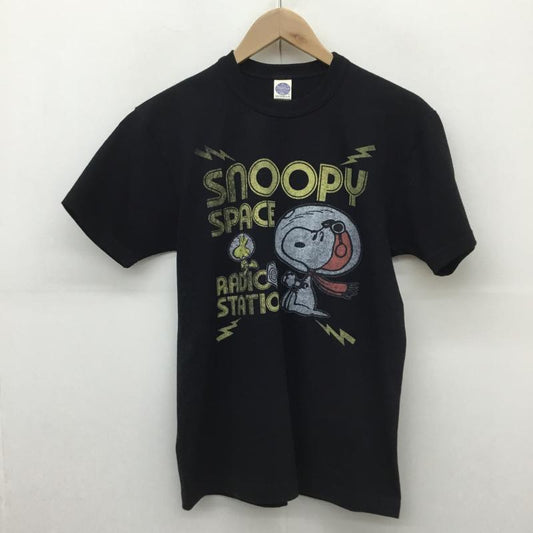 トイズマッコイ TOYS McCOY Tシャツ 半袖 TMC2441 SNOOPY TEE SPACE RADIO STATION S キャラクター 黒 / ブラック / X 黄 / イエロー / X 橙 / オレンジ / X 白 / ホワイト /  メンズ USED 古着 中古 10128856