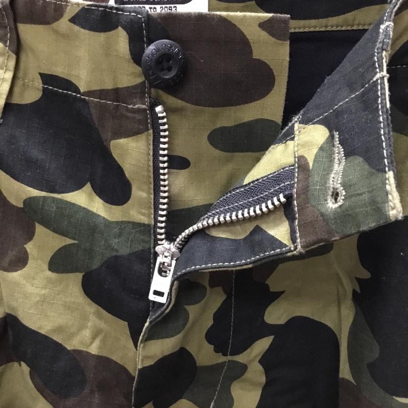 アベイシングエイプ A BATHING APE パンツ ワークパンツ、ペインターパンツ ミリタリーパンツ ワイドパンツ ストレートパンツ カジュアルパンツ M カモフラージュ柄・迷彩 マルチカラー / マルチカラー /  メンズ USED 古着 中古 10111290